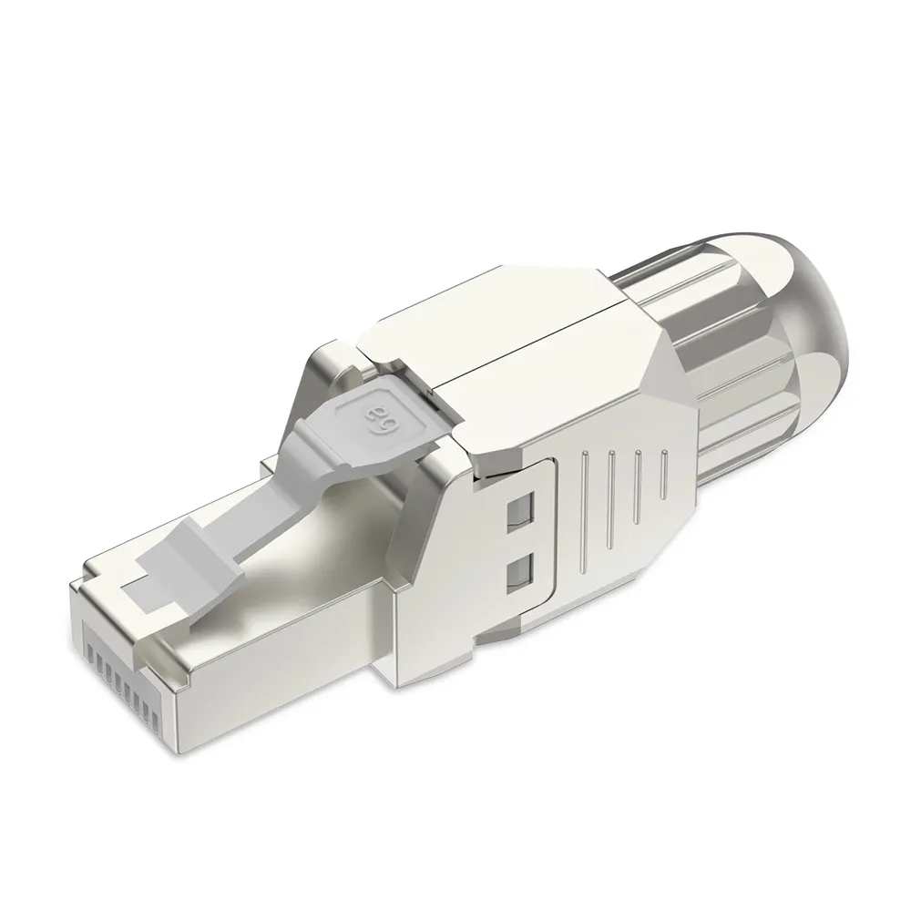 Пропуск через ethernet без инструментов rj45 к гнезду lan cat6a разъем cat68p8c stp 1000