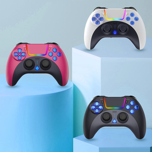 El más nuevo controlador inalámbrico ps4 con conector para auriculares de 6 ejes P4 Blue tooth GamePad compatible con PS3/ios teléfono móvil/joystick de juego de PC