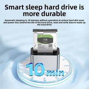 20TB di động ổ cứng bao vây SAS/SATA trung tính 2.5/ 3.5inch Máy tính để bàn cơ sở với nhôm trường hợp - Product Image 3