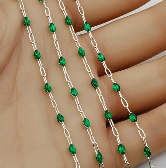 Argent sterling S925-vert