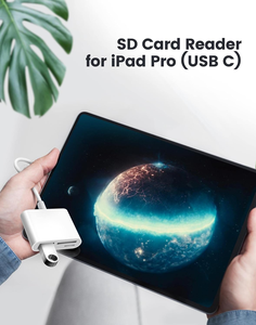 USB C sd卡读卡器，适用于iPhone 15 16/iPad/Mac/笔记本电脑，适用于IMac的usb-c/Type C存储卡适配器，iPad Pro Air Mini，MacBook - Product Image 3