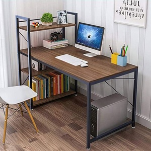 Mesa de ordenador funcional con estantería para un almacenamiento eficiente - Product Image 3