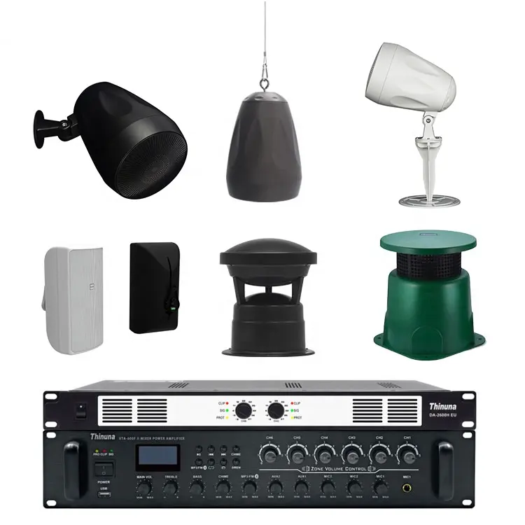 Deken FIT – haut-parleur Q4 commercial, système de son PA, étanche IP55, haut-parleurs suspendus, haut-parleur mural, haut-parleur dôme de plafond