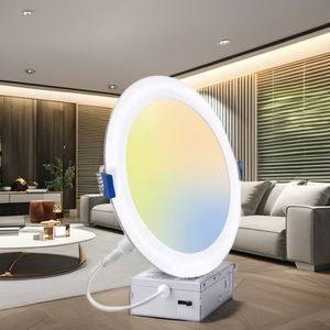 6-Inch ETL Dimmable CCT <strong>LED</strong> Recessed Down Lights Modern Design Spot Light with Aluminum Finish 12W Power IP44 Rating - Product Image 3
