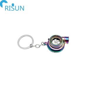 Customized Metal Simulation Car <strong>Turbo</strong> Turbocharger Keychains Keyrings Custom Spinning Turbine <strong>Key</strong> Chain KeyChains Keyring