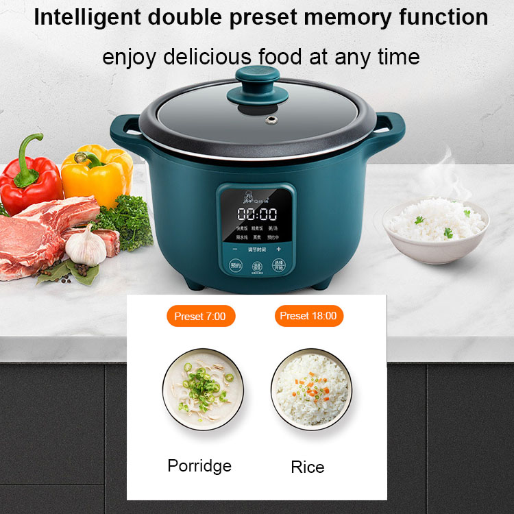 advanced fuzzy logic home fashion 4 liters 24-hours preset national multi electric rice cooker