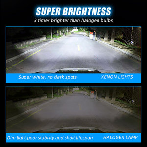 หลอดไฟ LED หน้ารถซ่อน D4S ซีนอนสำหรับไฟหน้ารถ LED สว่างมาก35W 3000K 4300K 6000K 8000K D2S D2R D1S - Product Image 6