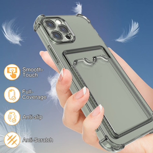 Cheap Price Soft Tpu Mobile Phone <strong>Card</strong> Holder Phone <strong>Case</strong> for <strong>Iphone</strong> 12 Pro Max <strong>Iphone</strong> 13 14 6/7/8 Plus/Xs/Xr/X <strong>Case</strong> <strong>Card</strong> Holder - Product Image 3