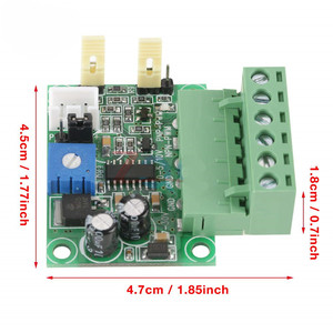 DC 0-5V/0-10V bis 0-100% Analoge in gangs spannung zum PWM-Signal generator SPS-AD-Wandler modul PNP-PWM/NPN-PWM 5V 24V Pegel ausgang - Product Image 3