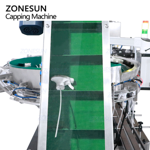 ZONESUN ZS-XG445A automatico a vite Servo Trigger pompa a spruzzo bottiglia tappatrice con tappo elevatore - Product Image 2