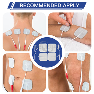 Ems Stimulator otot elektrik, mesin pemijat kuncir, dapat digunakan kembali merekat sendiri, penggantian <span class=keywords><strong>Unit</strong></span> puluhan bantalan elektroda - Product Image 6