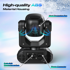 30W LED testa mobile luce DMX 512 con telecomando per matrimonio DJ Disco Club mostra Party palco illuminazione della testa mobile - Product Image 6