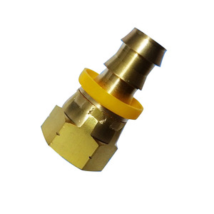 SAE ข้อต่อท่อทองเหลืองแบบกดล็อคแบบมาตรฐานสำหรับผู้หญิง - Product Image 1