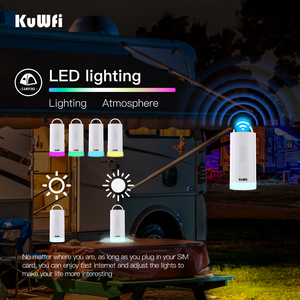 Cat6 10000mAh แบตเตอรี่ kuwfi เราเตอร์4G + Wi-Fi ซิมการ์ด TTL กลางแจ้งในร่ม4G + เราเตอร์ไร้สายพร้อมไฟตั้งแคมป์