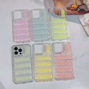 Aşağı ceket epoksi Glitter TPU sert PC Fram 360 özel Logo cep telefonu kılıf MOTO G oynamak için 2024 kenar 60 Fusion G 24 güç kapak - Product Image 1