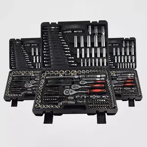<strong>Professional</strong> 1/2 1/4&quot; 3/8&quot; Rachet Socket <strong>Wrench</strong> 216pcs Auto Repair Tool Kit Hand Tool <strong>Box</strong> Spanner Set Socket <strong>Wrench</strong> for Car - Product Image 1