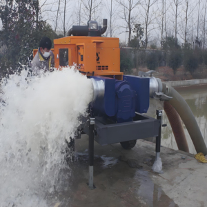 <span class=keywords><strong>D</strong></span>òng chảy lớn DIESEL cát bơm không tắc nghẽn Tính năng khẩn cấp phòng chống lũ bơm xe tải trạm bơm bùn OEM - Product Image 3