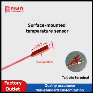 Silicone Surface Thermistor <strong>Temperature</strong> <strong>Sensor</strong> Probe RTD Platinum PT100/PT1000 Type <strong>Temperature</strong> Instruments Product - Product Image 3