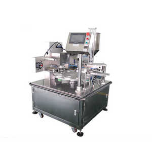 Cup Jelly Yogurt Ice Cream Juice Sugar Honey <strong>Rotary</strong> Cup Discal Filling <strong>Capping</strong> Sealing <strong>Machine</strong> <strong>Automatic</strong> Plastic Stainless Steel