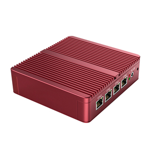 Nucレッドケース4LanインテルCeleron小型デスクトップHtpcコンピュータ工業用FanlessミニPc J1900オフィス用 - Product Image 3