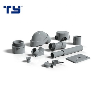 ASTM SCH80認定ETLリストUL651標準プラスチックPVC絶縁電気パイプリジッドコンジット1/2〜4インチ