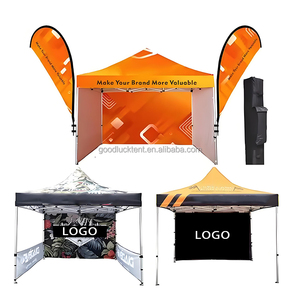 Factory <strong>New</strong> <strong>Style</strong> 10x10 Outdoor <strong>Gazebo</strong> Pop up Canopy Tent OEM Custom logo Printed Waterproof Advertising Automatic Tent for Sale - Product Image 5