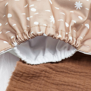 Happy Flute Waterproof Suede Cloth Inner Pocket <strong>Diaper</strong> Reusable PUL <strong>Outer</strong> Infant Cloth Nappy Fit for 3-15 kg Newborns - Product Image 6