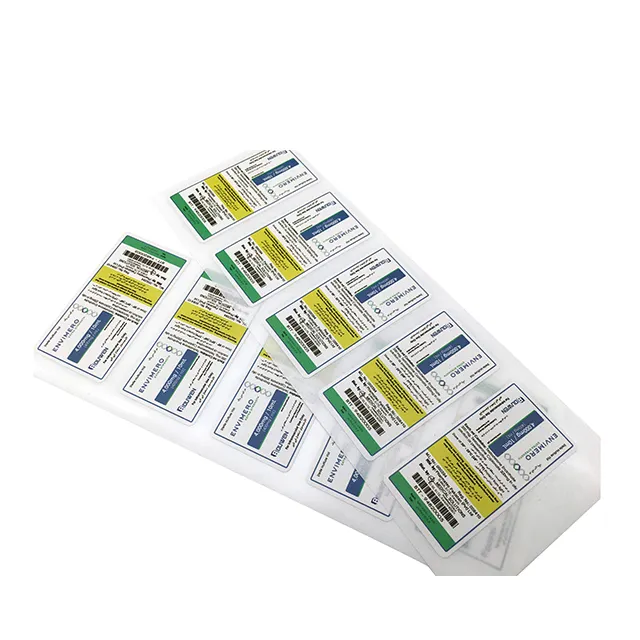 50ml Plastik flasche Oral Vial Aufkleber Etikett/Custom Klebe etiketten
