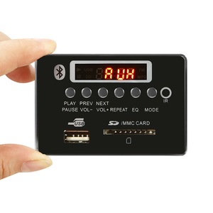 BLE 5.0 MP3 dekoder çözme devre kartı modülü 12v araba USB MP3 çalar WMA WAV TF kart yuvası/USB/FM uzaktan devre kartı modülü - Product Image 4