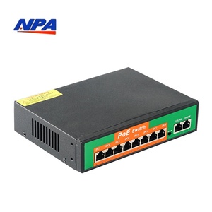 Fabrika doğrudan OEM/ODM Ethernet RJ45 10/100Mbps yönetilmeyen 8POE + 2 güvenlik kamerası Poe anahtarı için AP-1028PM - Product Image 1