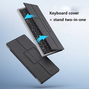 Nueva tableta, ordenador portátil, Teclado retroiluminado, tablero HiddenTouch, funda protectora de PU, teclado inalámbrico recargable BT5.0, teclados - Product Image 2