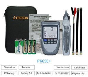 I-pook PK655C Multifunktion aler POE-Tester Kabellänge Multimeter LCD-Display Profession elles Line Finder-Tool