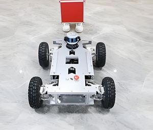 Vendita calda Robot telaio auto 4 ruote alto profilo pendolo sospensione Ackerman grande Robot telaio