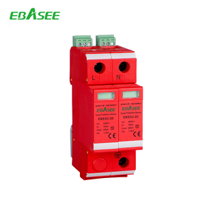 AC SPD 4P 230V 20KA 40KA Thunder koruyucu dalgalanma bastırıcı dalgalanma koruyucusu güç güneş SPD