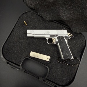 1:3 ölçekli Mini Gun anahtarlık, alaşım tabanca modeli ile yükseltilmiş Kimber 1911 tasarım, olmayan ateşleme el yapımı tahsil oyuncak yetişkinler için - Product Image 5