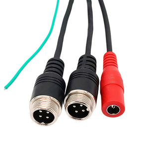 <strong>Customized</strong> Production of Aviation Public Head 2+DC Female+Lead Out Audio and Video Monitoring <strong>Control</strong> Cables - Product Image 3