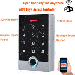 Wifi Tuya IP68 Wasserdichtes Tür zugangs kontroll system Standalone-Tastatur Rfid-Karte Finger abdruck Tür Zugangs kontrolle - Product Image 4