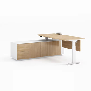 Hot Design Office Height <strong>Adjustable</strong> Manager <strong>Desk</strong> <strong>L</strong> Shape CEO boss Office Table - Product Image 2