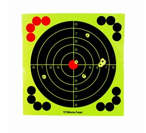 8 inç kağıt insan/yuvarlak tip reaktif sıçramak çekim hedef etiket kendinden yapışkanlı çekim hedefleri - Product Image 5