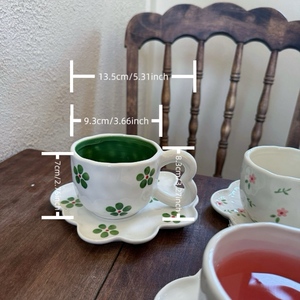 中国製カプチーノセラミックカップ & ソーサーセットトルコ磁器ティー & コーヒー - Product Image 3