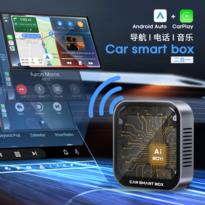 Fuallwin Ma Thuật Ai Hộp Carplay Streaming 4 + 64GB Netfiix/Youtube Cho <span class=keywords><strong>Android</strong></span> Tự Động 2 Trong 1 Không Dây Adapter Carplay Xe Ô Tô Từ 2015 - Product Image 4