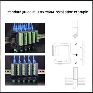 Brand New 24-Bit <strong>Analog</strong> <strong>Input</strong> <strong>Module</strong> 4-20ma to 485 <strong>Ethernet</strong> Cascade Modbus A-Dc Acquisition for <strong>Input</strong> and Output (IO)