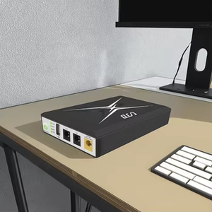 Mini DC UPS 10400mAh Baterías de litio Tiempo de respaldo prolongado Cargadores de batería Entrada de 12V Cámaras de salida de 24V Pantalla LED en enchufe - Product Image 6