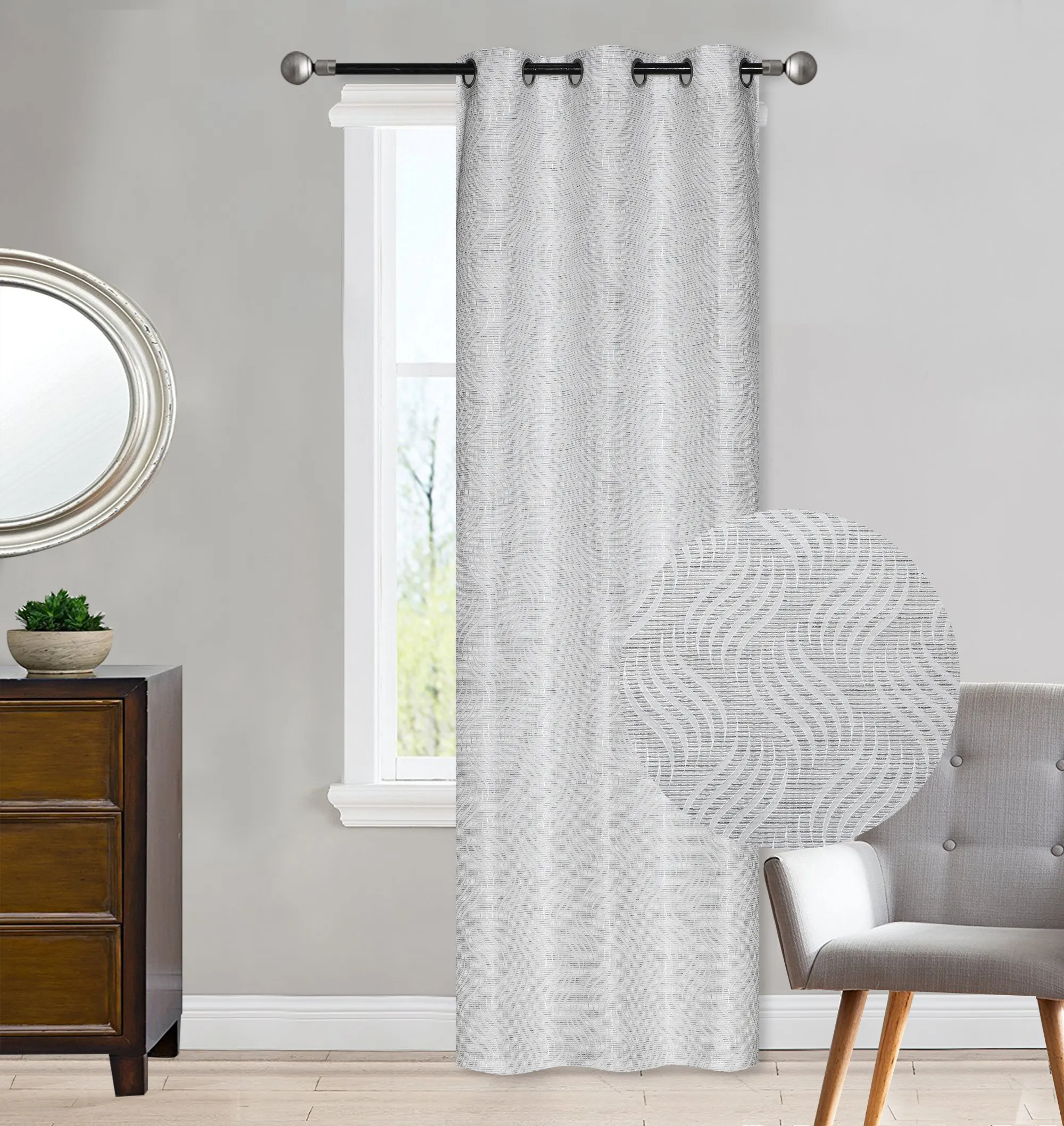 Hot Sales Luxury Curtains house Modern curtain for home, High Quality jacquard Designs WIndow Drape for Living room