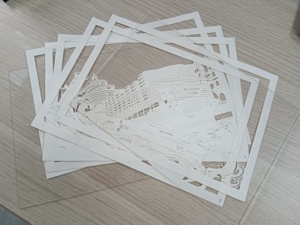 3D LED DIY khắc laser Anime Shadow khung ảnh Đèn trang trí Tabletop hiển thị quà tặng sáng khung ảnh - Product Image 3