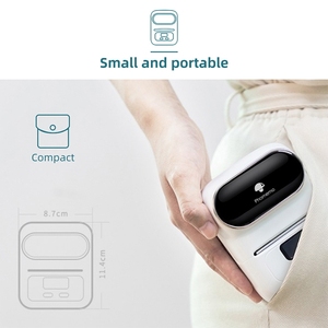 Ev el Mini kablosuz kargo etiket yazıcı taşınabilir mobil makbuz termal yazıcılar ayarlanabilir kağıt tutucu - Product Image 4