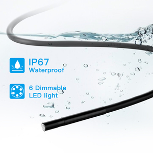 5.0MPミニIP67防水検査ボアスコープカメラ10mワイヤーWIFI 5.5mm内視鏡HD1920P 6PC LEDメモリーカード収納オプション - Product Image 3