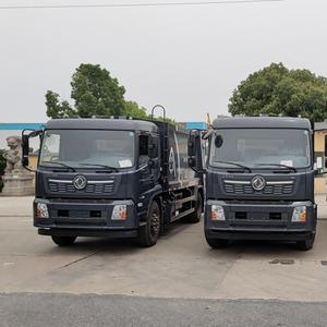 Đen Xe tải rác nhiên liệu diesel chất thải máy nén phía sau tải công suất cao rác vận chuyển xe - Product Image 5