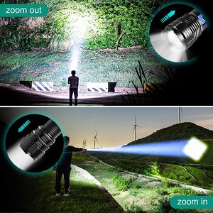 XHP70 Led פנס 5 מצבים פנס Zoomable IPX5 עמיד למים USB טעינת לפיד אור 90000 לום עבור חיצוני קמפינג - Product Image 3