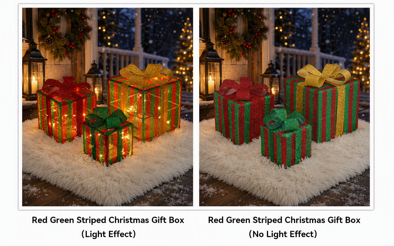 Red Green Striped